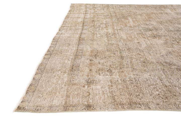 9' 3 x 13' Hand Knotted Ultra Vintage Persian Wool Rug