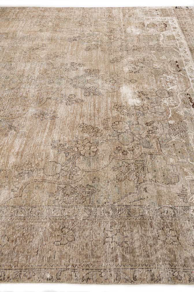 9' 3 x 13' Hand Knotted Ultra Vintage Persian Wool Rug