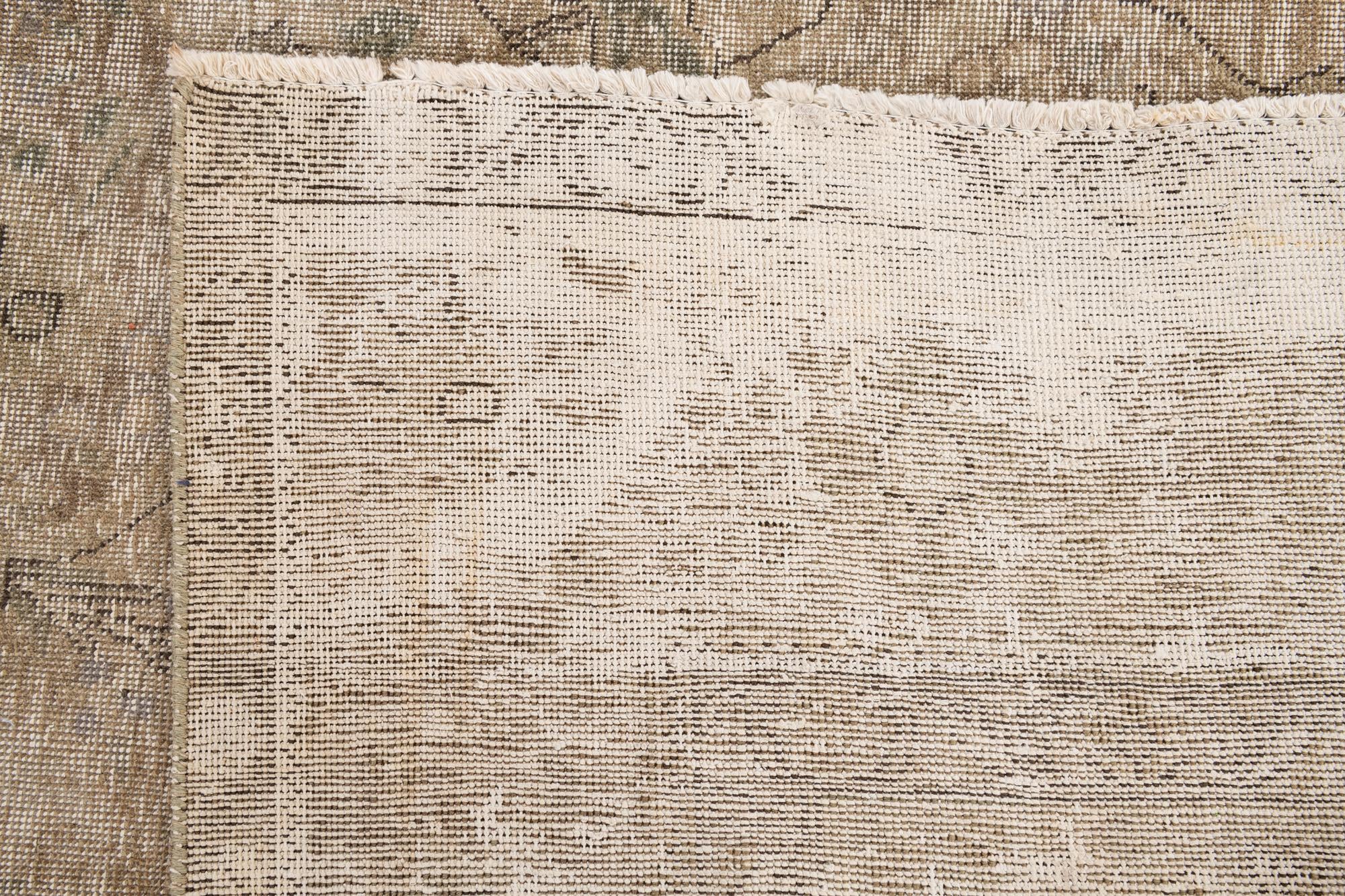 9' 3 x 13' Hand Knotted Ultra Vintage Persian Wool Rug
