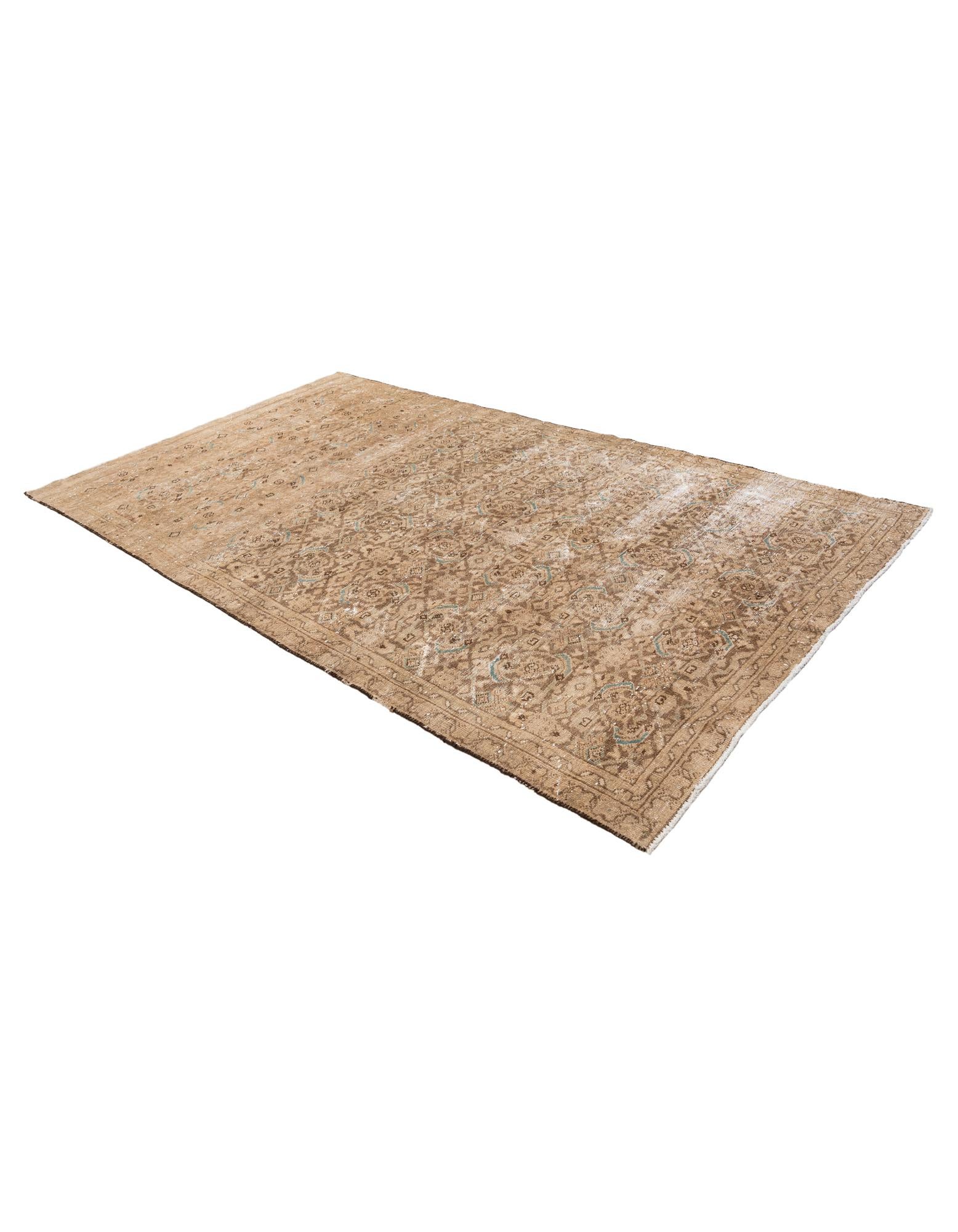 5' 6 x 9' 4 Hand Knotted Ultra Vintage Persian Wool Rug