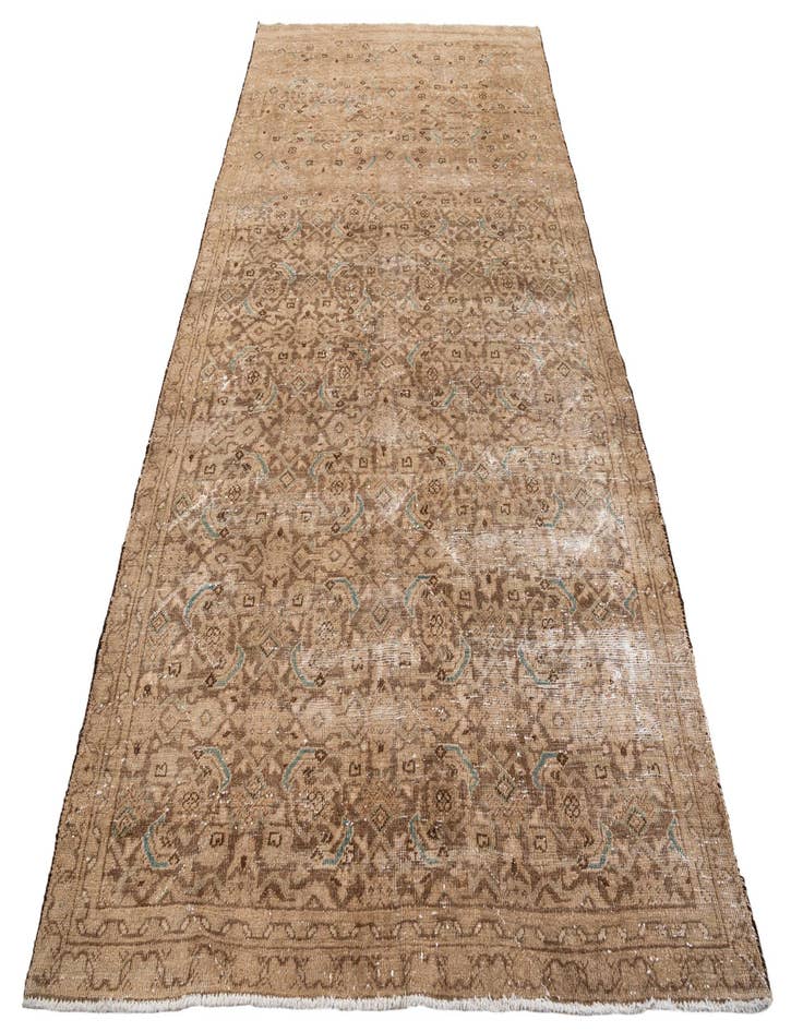 Detail image of 5' 6 x 9' 4  Hand Knotted Ultra Vintage Persian Wool Rug