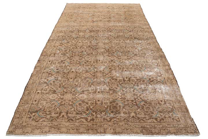 5' 6 x 9' 4 Hand Knotted Ultra Vintage Persian Wool Rug