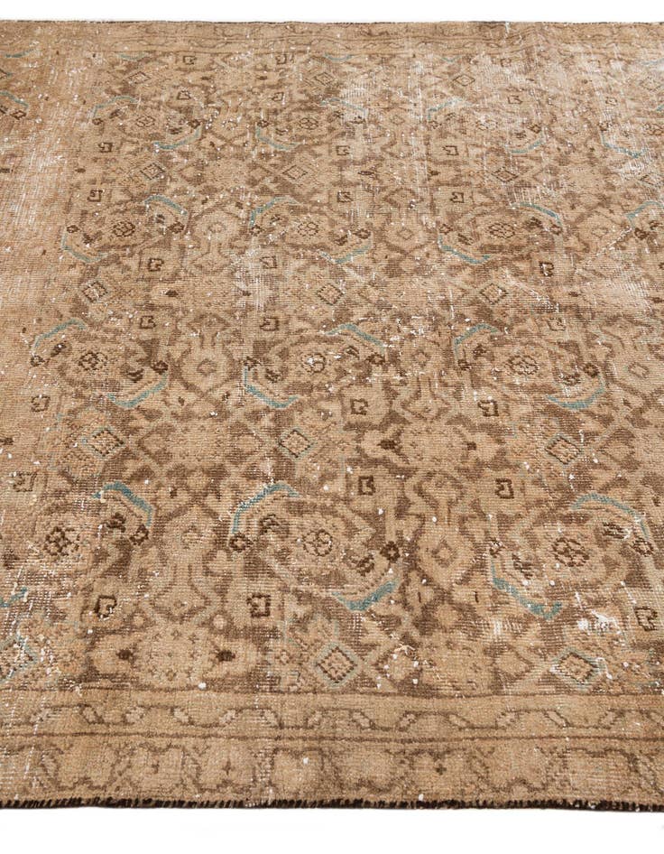 Detail image of 5' 6 x 9' 4  Hand Knotted Ultra Vintage Persian Wool Rug