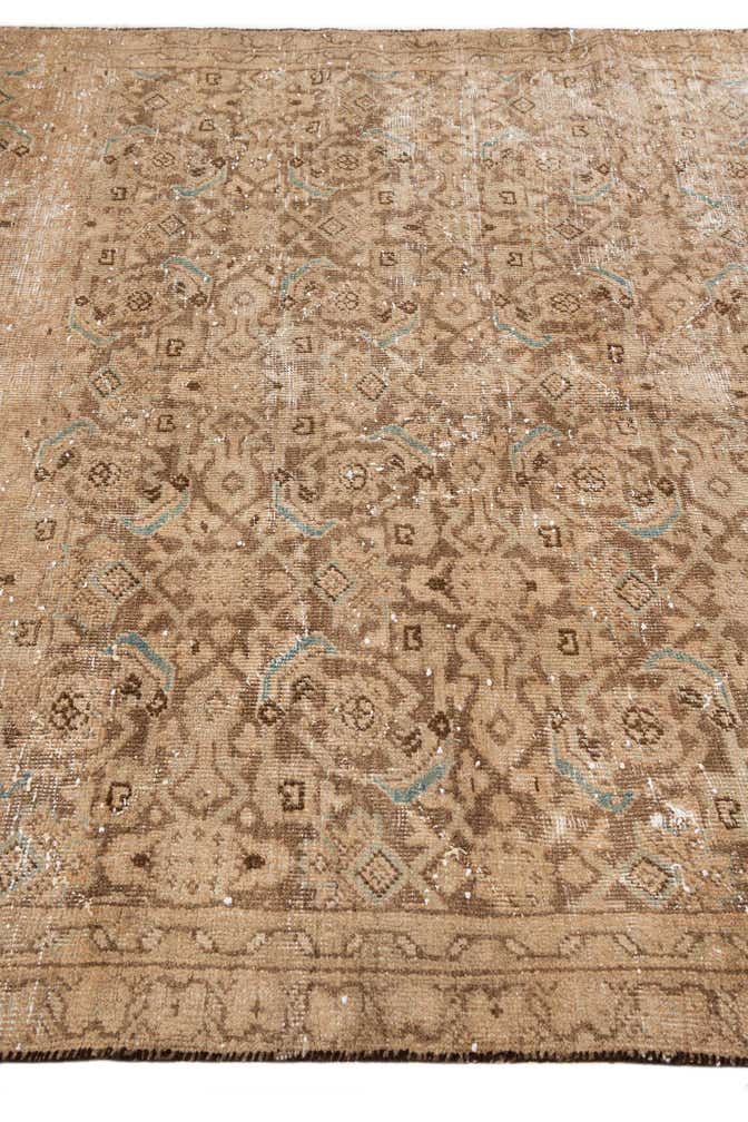 5' 6 x 9' 4 Hand Knotted Ultra Vintage Persian Wool Rug