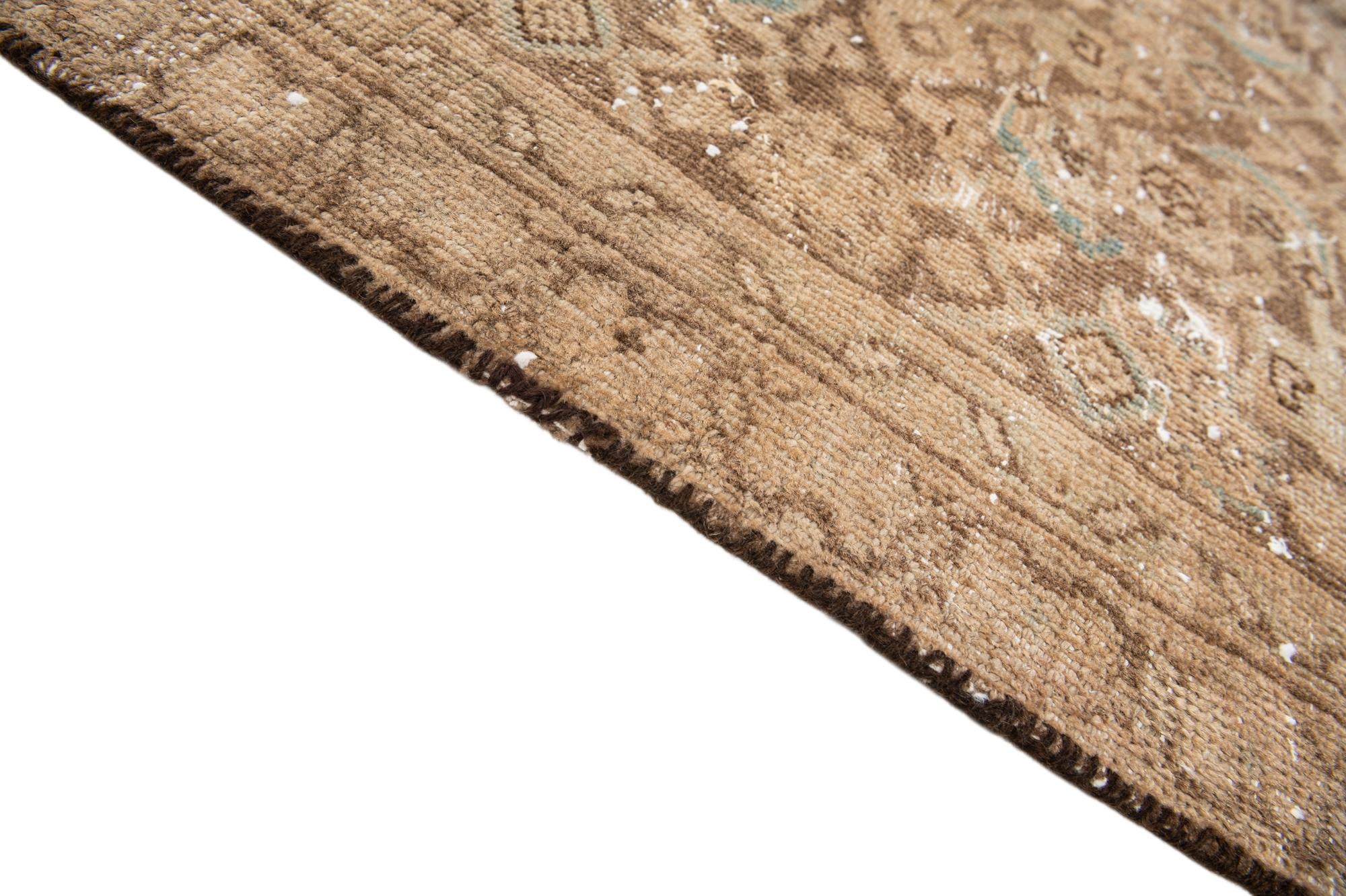 5' 6 x 9' 4 Hand Knotted Ultra Vintage Persian Wool Rug