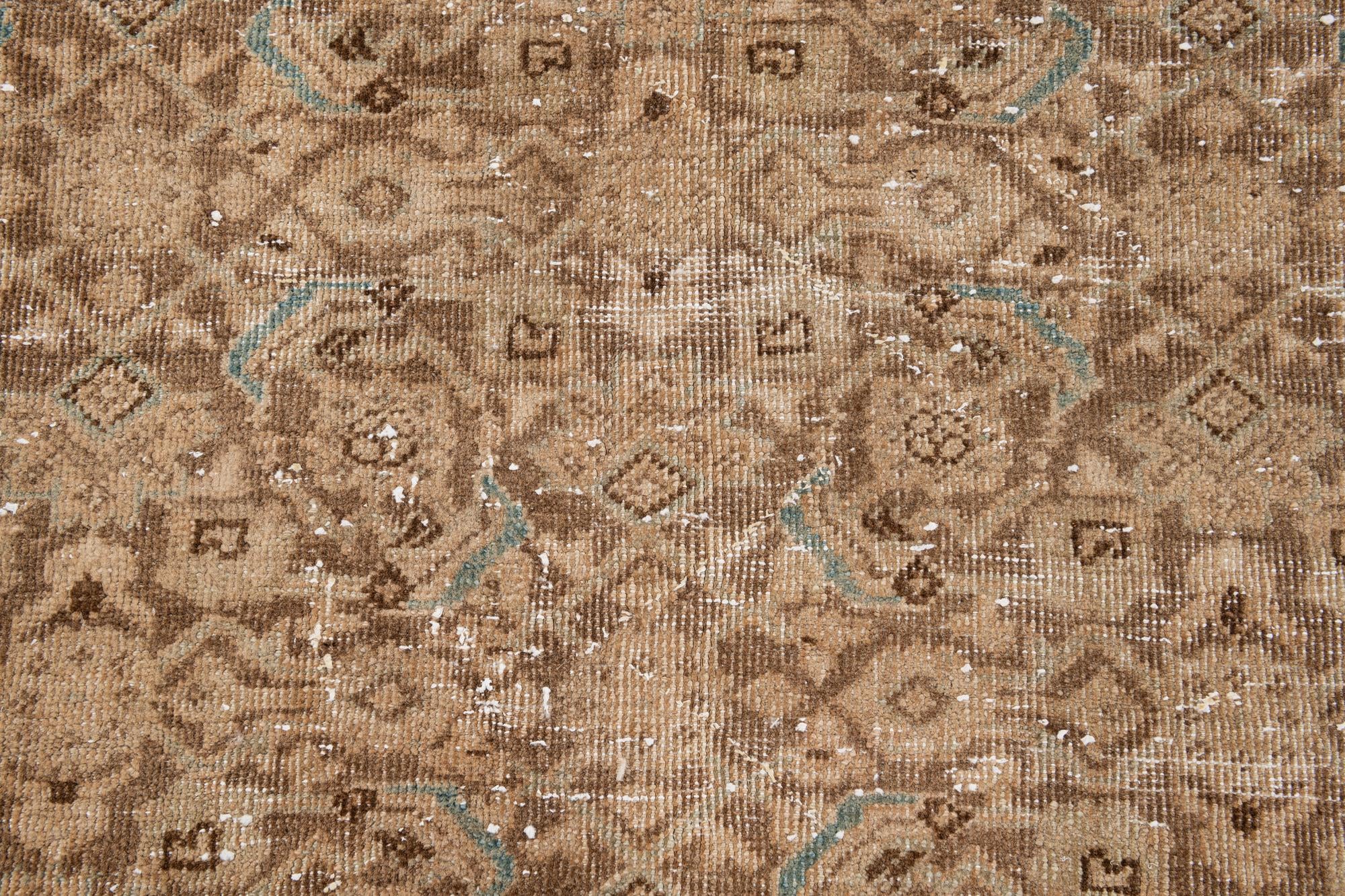 5' 6 x 9' 4 Hand Knotted Ultra Vintage Persian Wool Rug