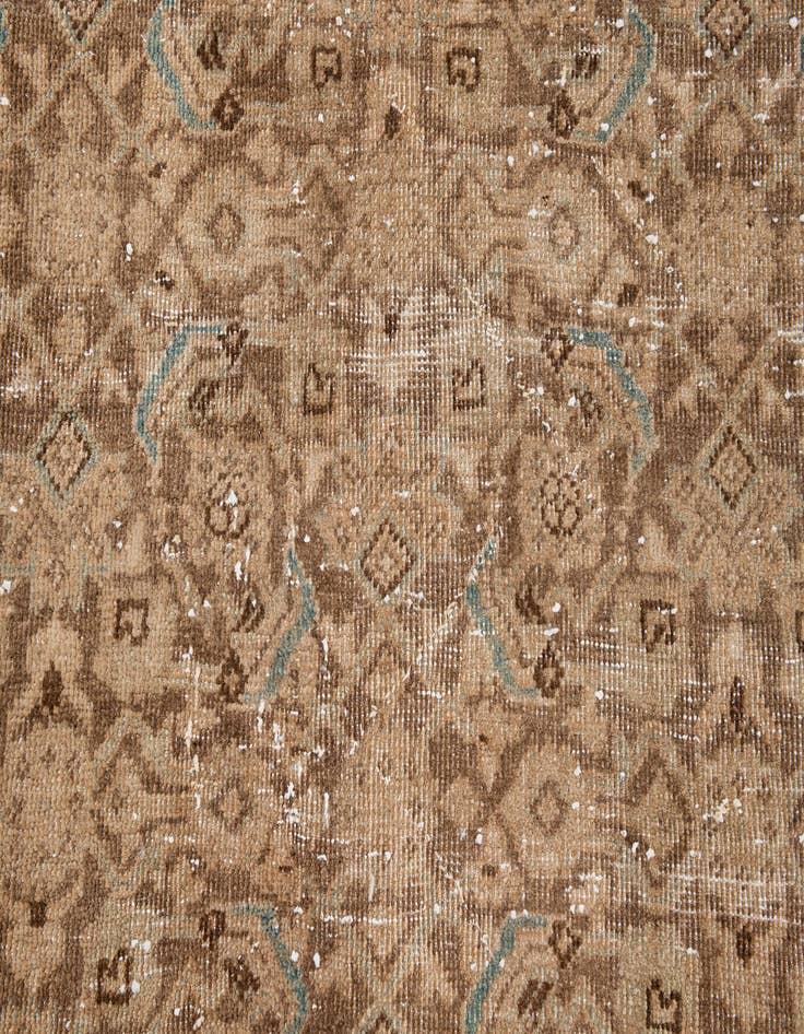 Detail image of 5' 6 x 9' 4  Hand Knotted Ultra Vintage Persian Wool Rug
