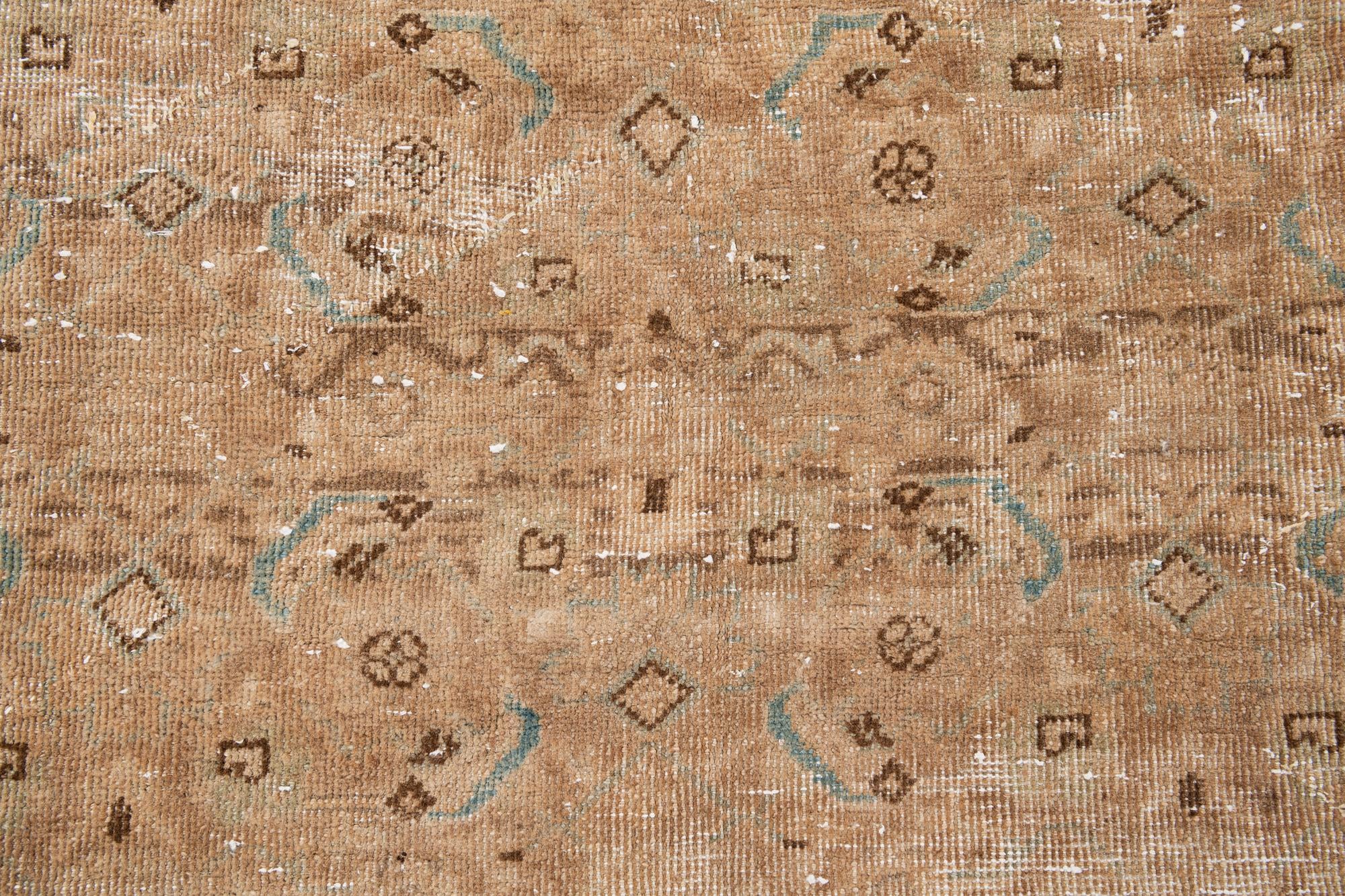 5' 6 x 9' 4 Hand Knotted Ultra Vintage Persian Wool Rug