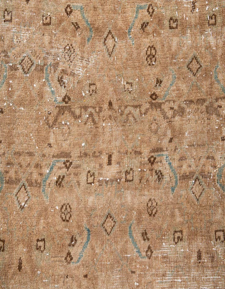 Detail image of 5' 6 x 9' 4  Hand Knotted Ultra Vintage Persian Wool Rug