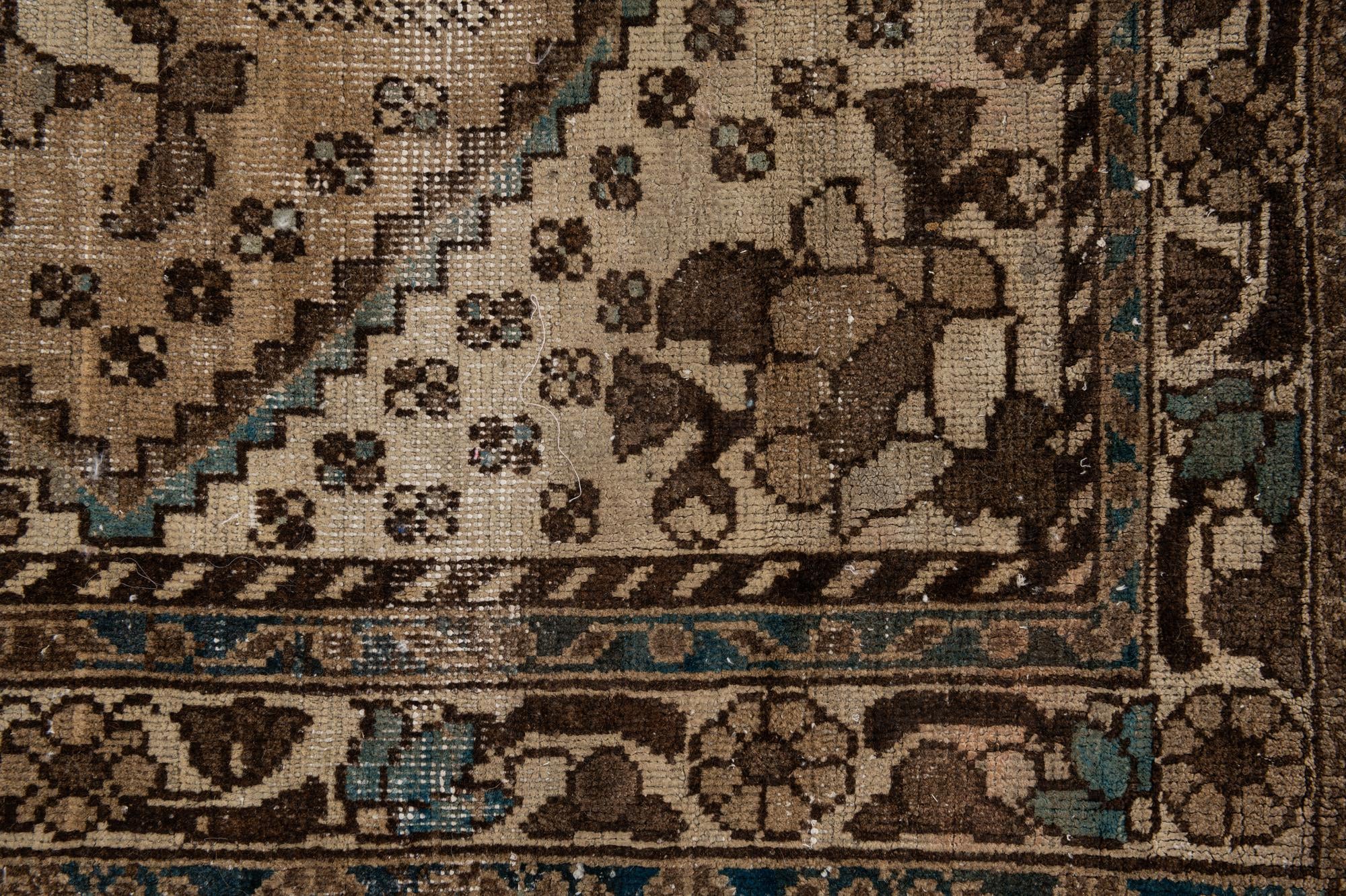 4' 8 x 7' Hand Knotted Ultra Vintage Persian Wool Rug