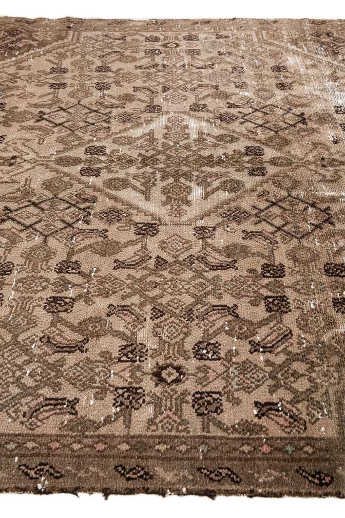5' 10 x 8' 9 Hand Knotted Ultra Vintage Persian Wool Rug