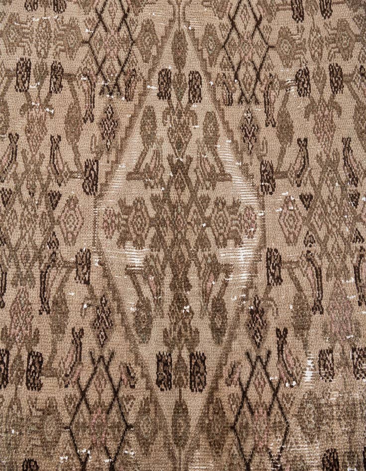 Detail image of 5' 10 x 8' 9  Hand Knotted Ultra Vintage Persian Wool Rug