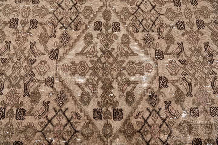 5' 10 x 8' 9 Hand Knotted Ultra Vintage Persian Wool Rug