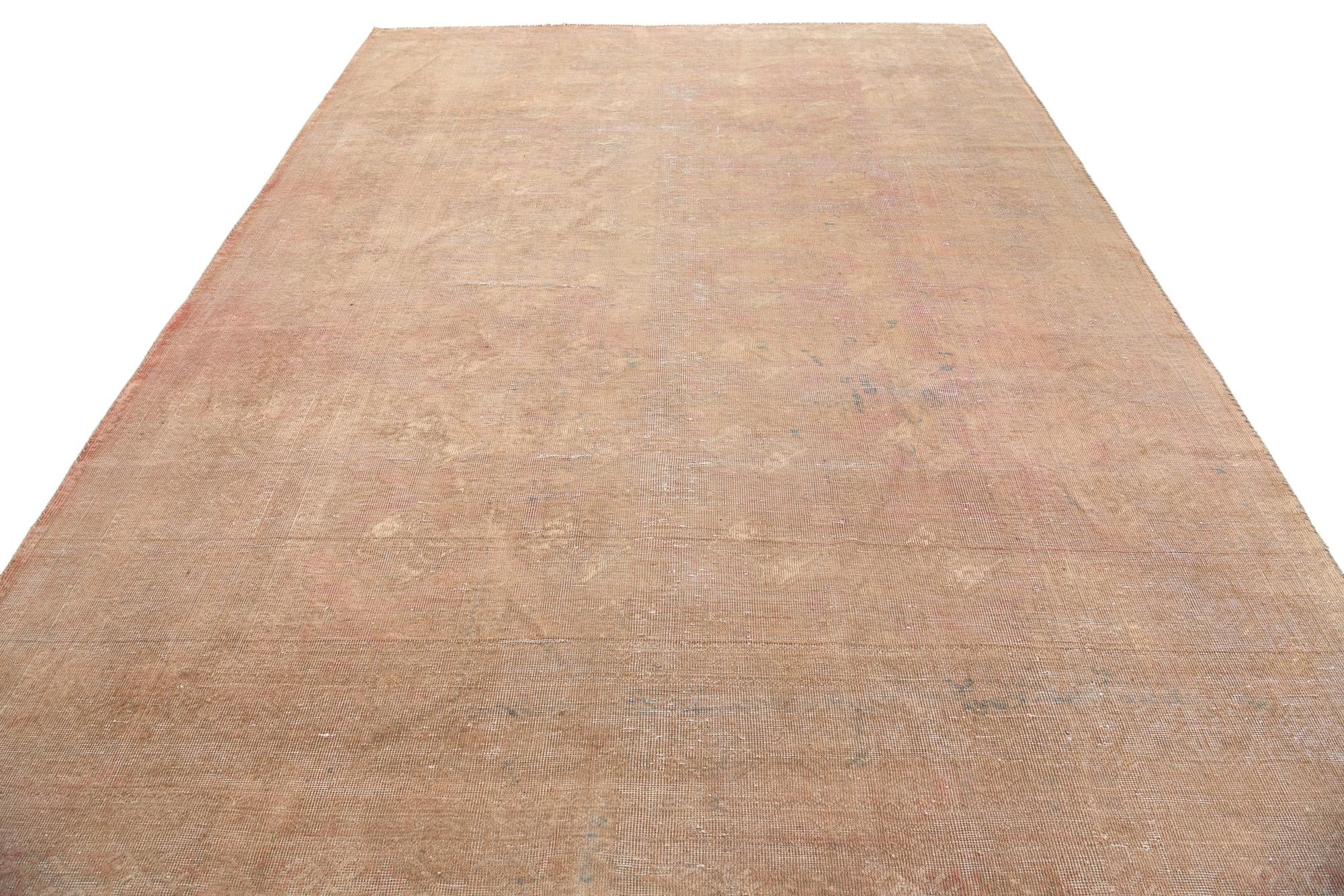 8' x 10' 10 Hand Knotted Ultra Vintage Persian Wool Rug