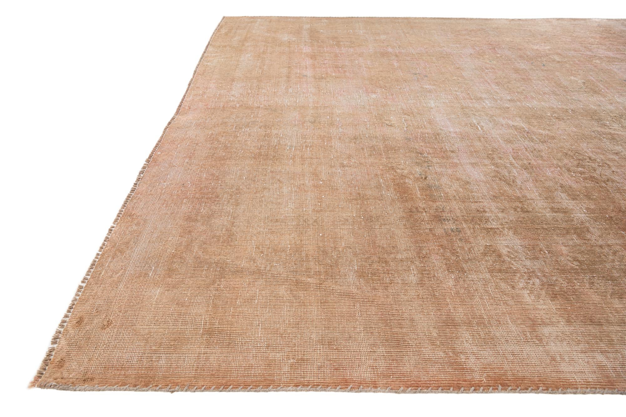 8' x 10' 10 Hand Knotted Ultra Vintage Persian Wool Rug