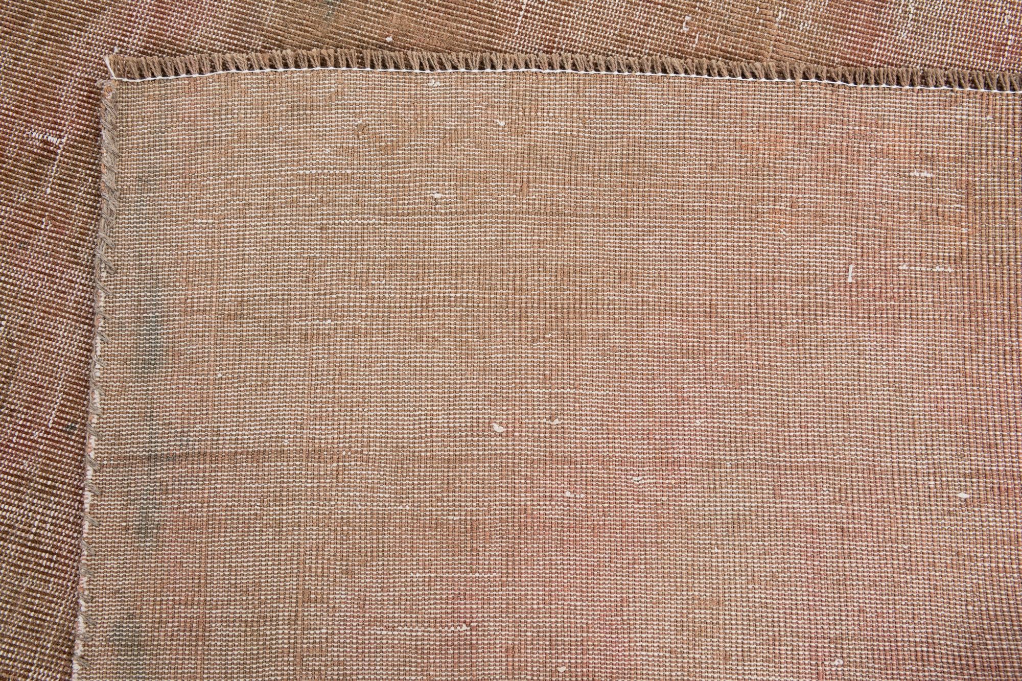 8' x 10' 10 Hand Knotted Ultra Vintage Persian Wool Rug