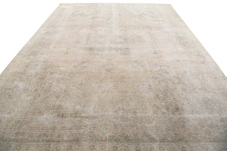 Detail image of 9' 7 x 12' 8 Hand Knotted Ultra Vintage Persian Wool Rug