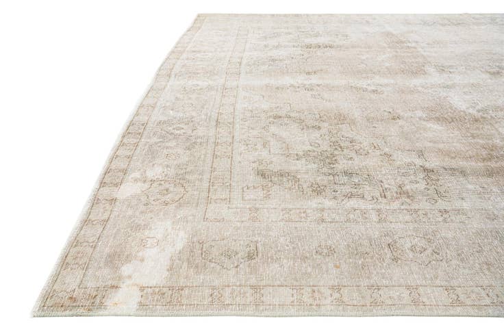 Detail image of 9' 7 x 12' 8 Hand Knotted Ultra Vintage Persian Wool Rug