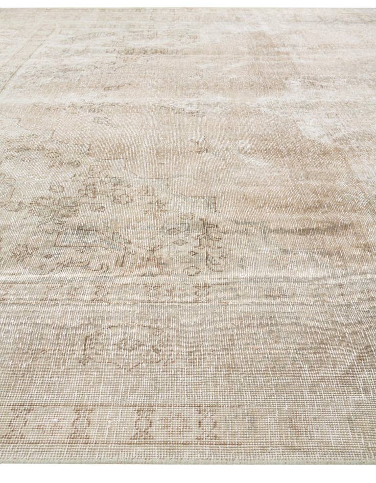 Detail image of 9' 7 x 12' 8  Hand Knotted Ultra Vintage Persian Wool Rug