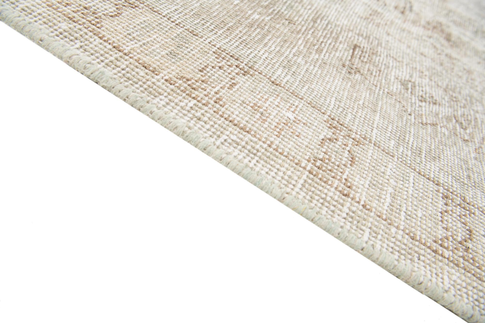 9' 7 x 12' 8 Hand Knotted Ultra Vintage Persian Wool Rug