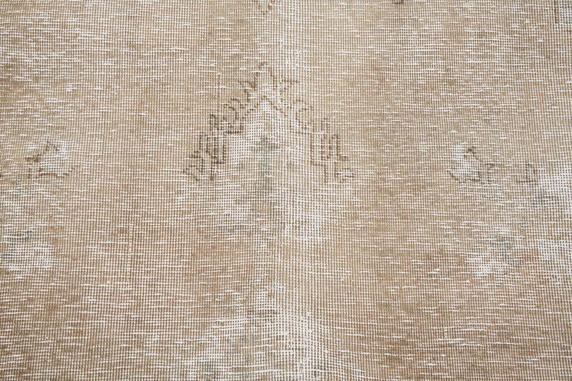 9' 7 x 12' 8 Hand Knotted Ultra Vintage Persian Wool Rug