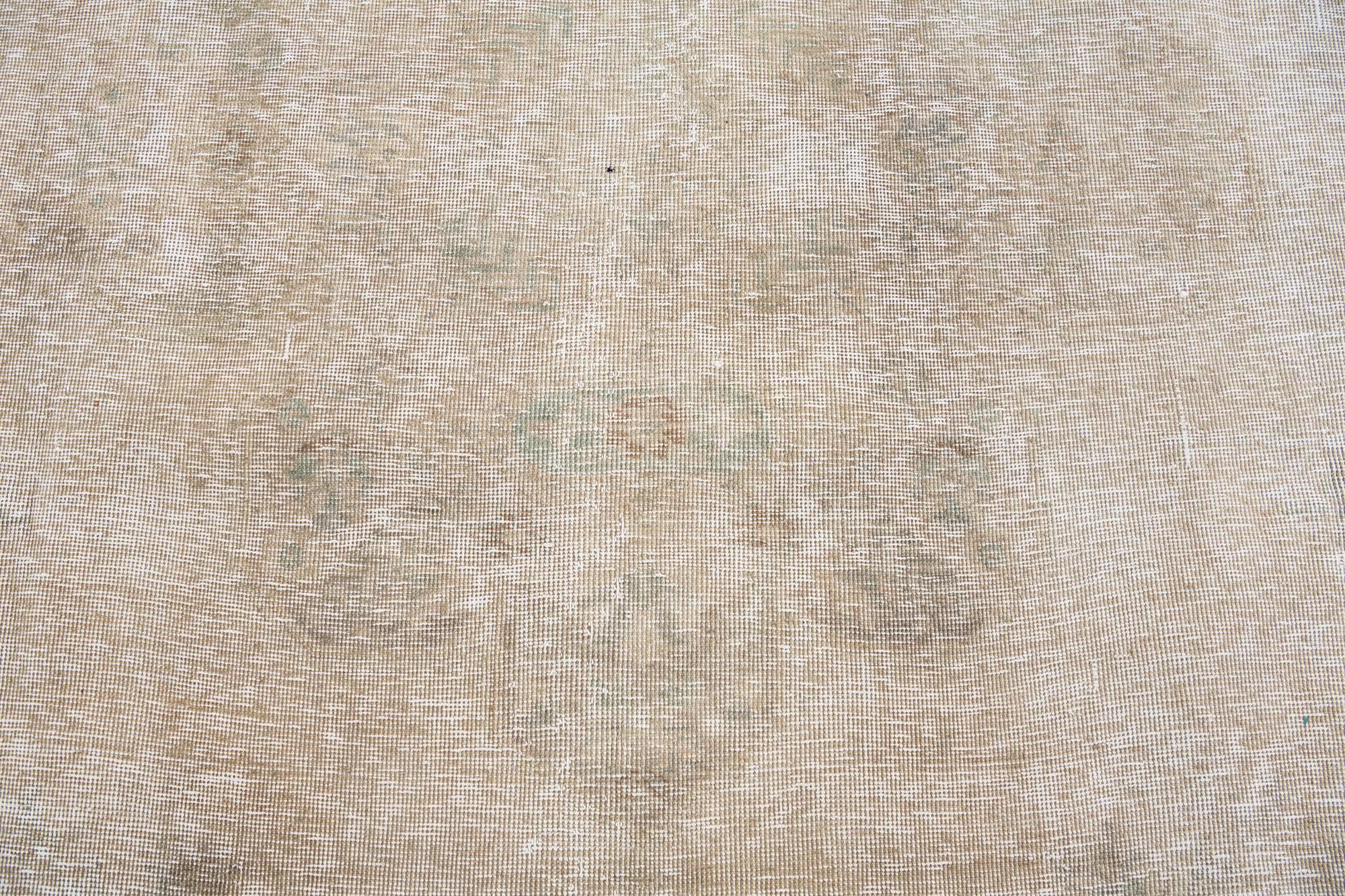 9' 7 x 12' 8 Hand Knotted Ultra Vintage Persian Wool Rug