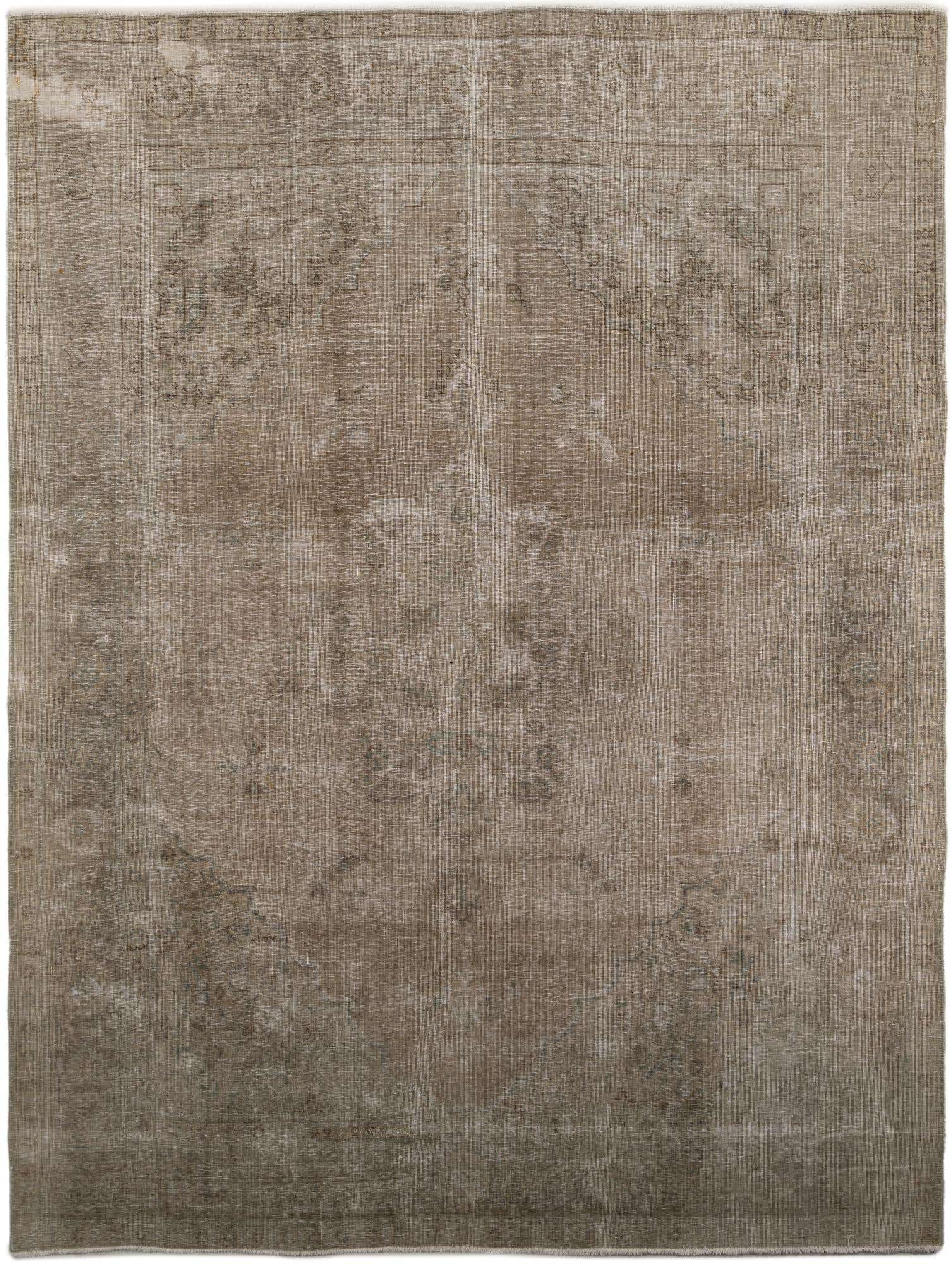 9' 7 x 12' 8 Hand Knotted Ultra Vintage Persian Wool Rug