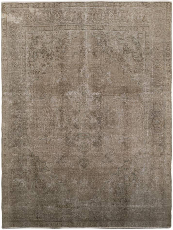 Detail image of 9' 7 x 12' 8 Hand Knotted Ultra Vintage Persian Wool Rug