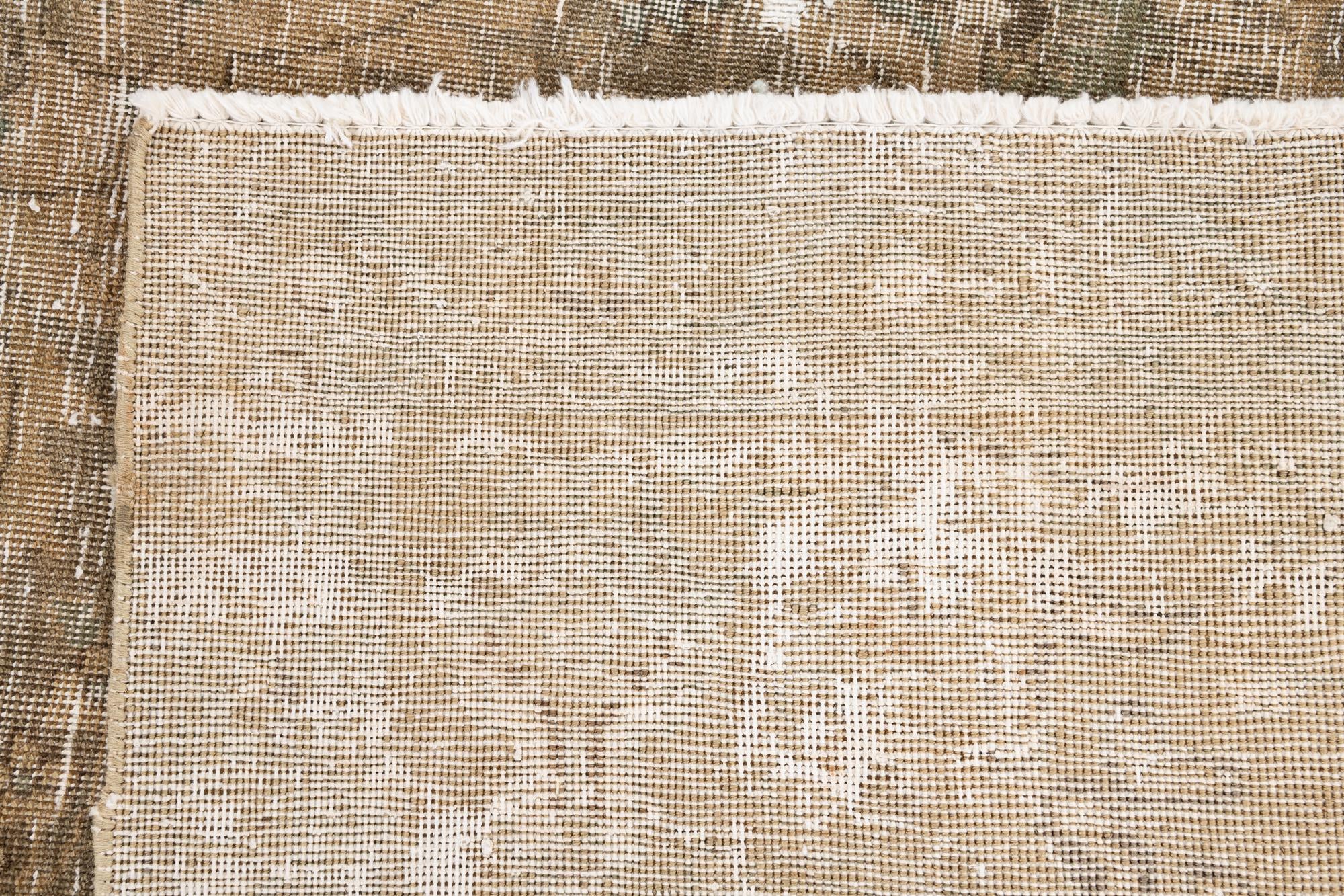 9' 10 x 13' 3 Hand Knotted Ultra Vintage Persian Wool Rug