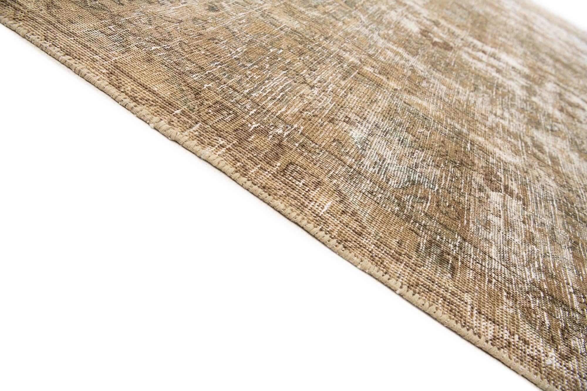 9' 10 x 13' 3 Hand Knotted Ultra Vintage Persian Wool Rug