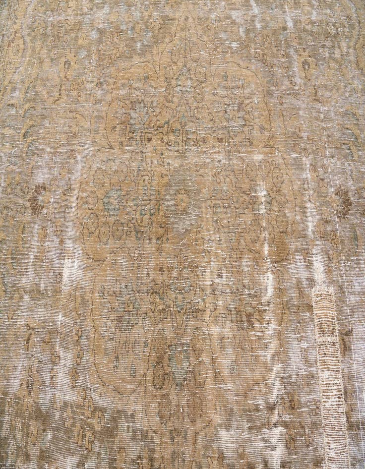 Detail image of 9' 10 x 13' 3  Hand Knotted Ultra Vintage Persian Wool Rug