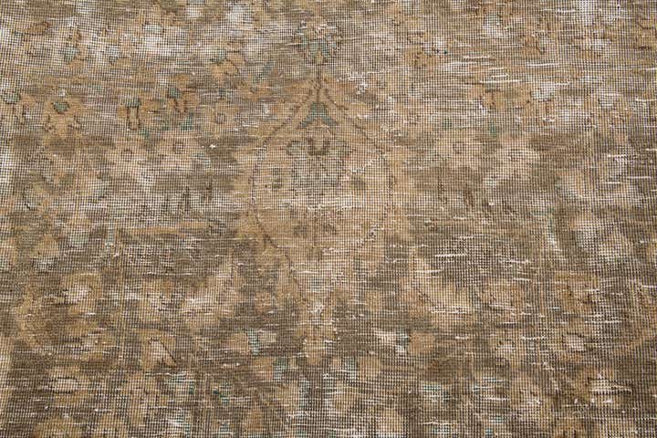 9' 10 x 13' 3 Hand Knotted Ultra Vintage Persian Wool Rug