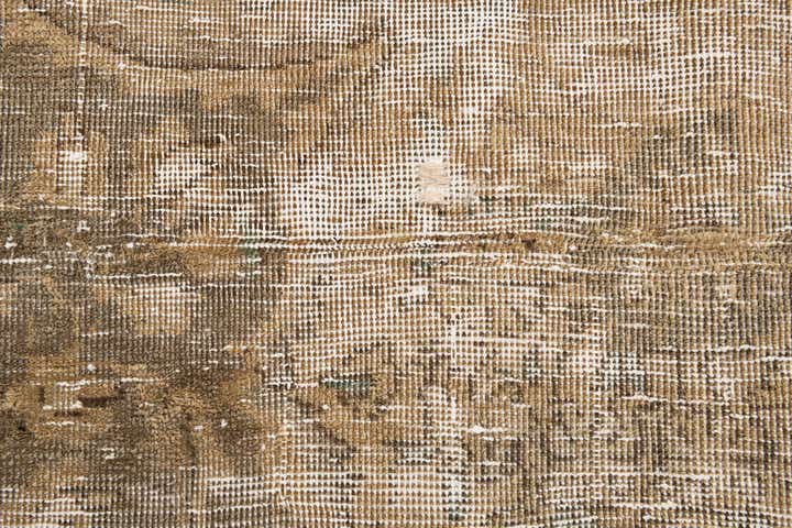 9' 10 x 13' 3 Hand Knotted Ultra Vintage Persian Wool Rug