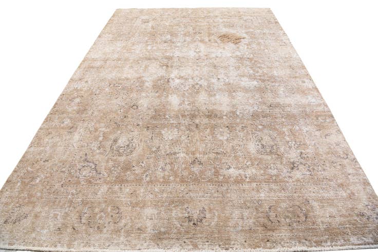 Detail image of 7' 4 x 11' Hand Knotted Ultra Vintage Persian Wool Rug
