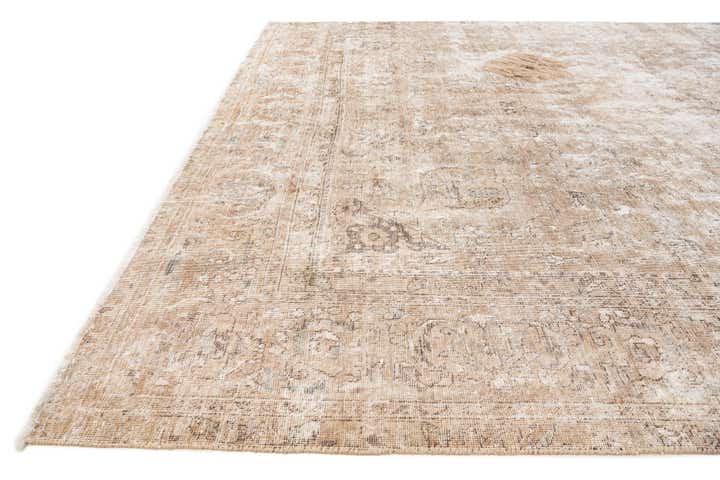 7' 4 x 11' Hand Knotted Ultra Vintage Persian Wool Rug