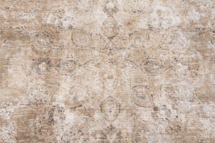 7' 4 x 11' Hand Knotted Ultra Vintage Persian Wool Rug