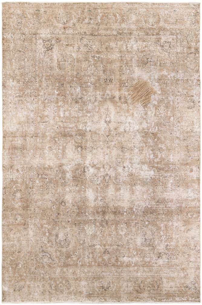 7' 4 x 11' Hand Knotted Ultra Vintage Persian Wool Rug