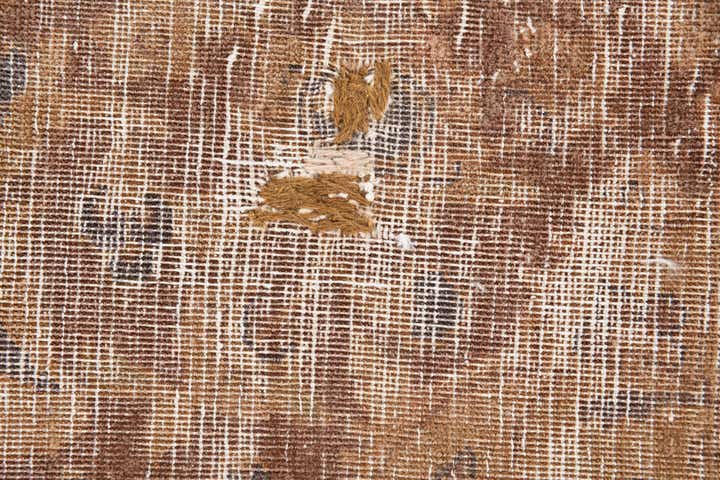 7' x 10' 4 Hand Knotted Ultra Vintage Persian Wool Rug