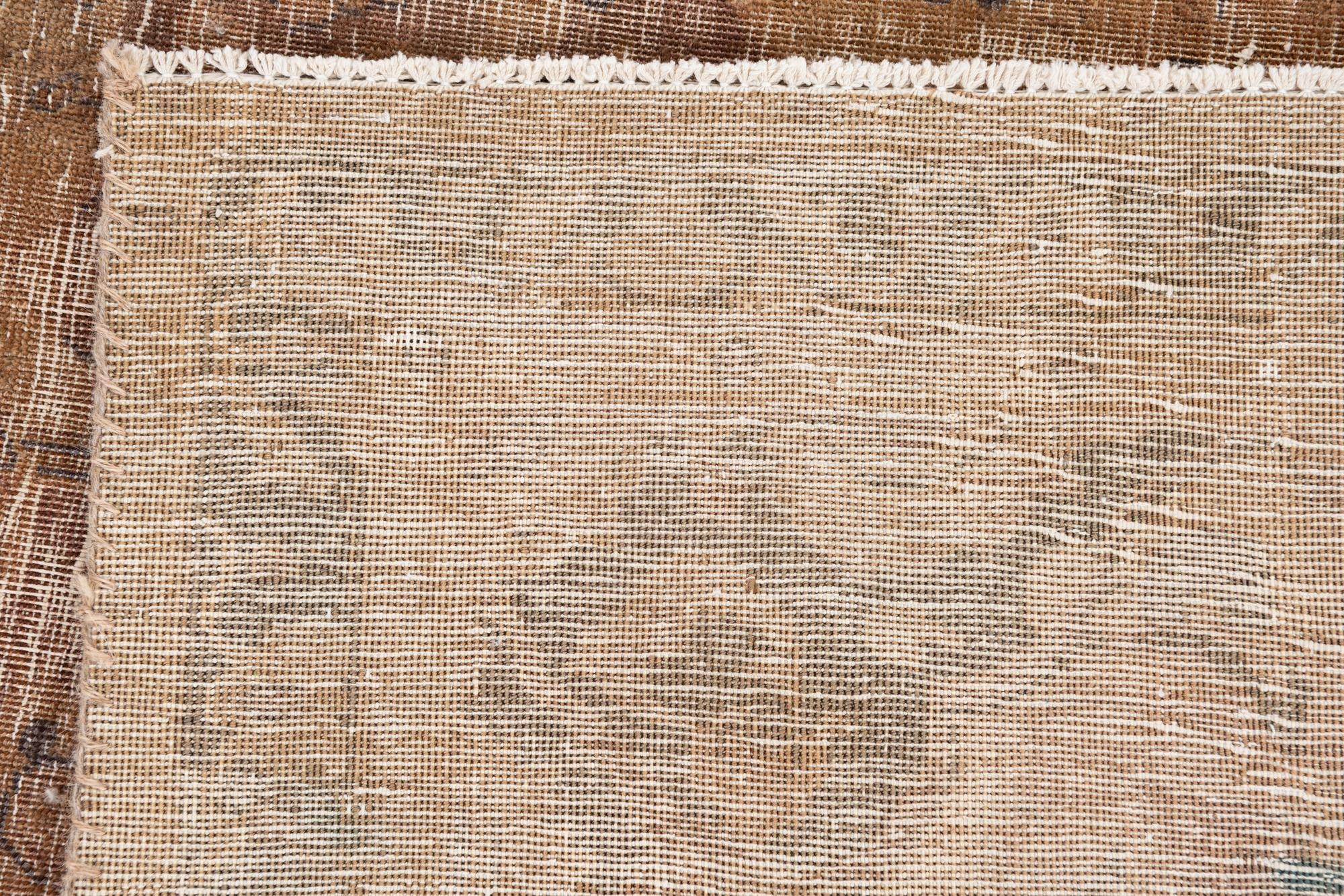 7' x 10' 4 Hand Knotted Ultra Vintage Persian Wool Rug