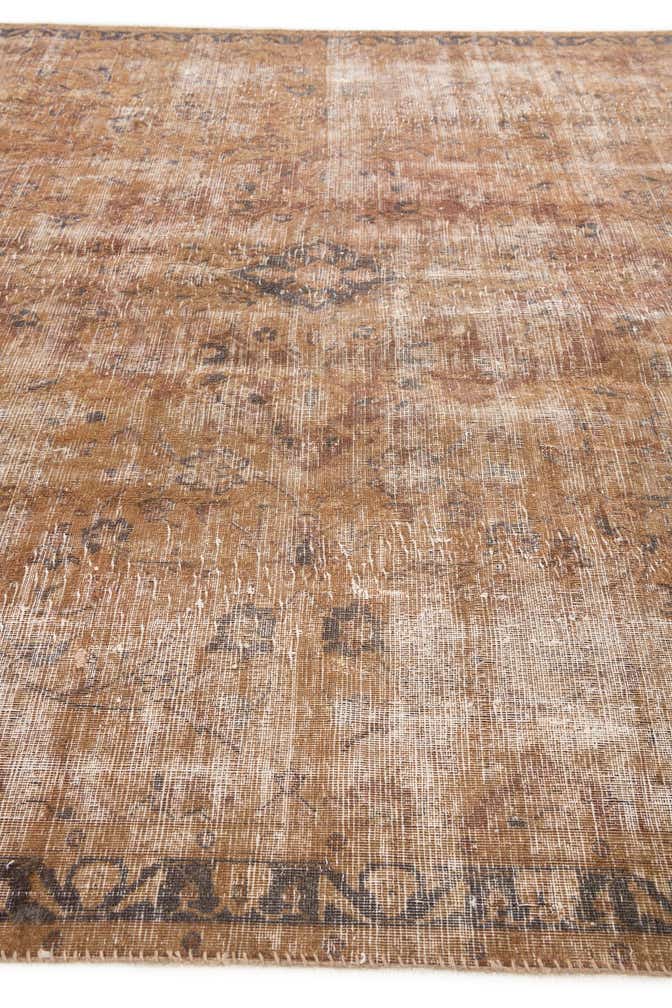 7' x 10' 4 Hand Knotted Ultra Vintage Persian Wool Rug