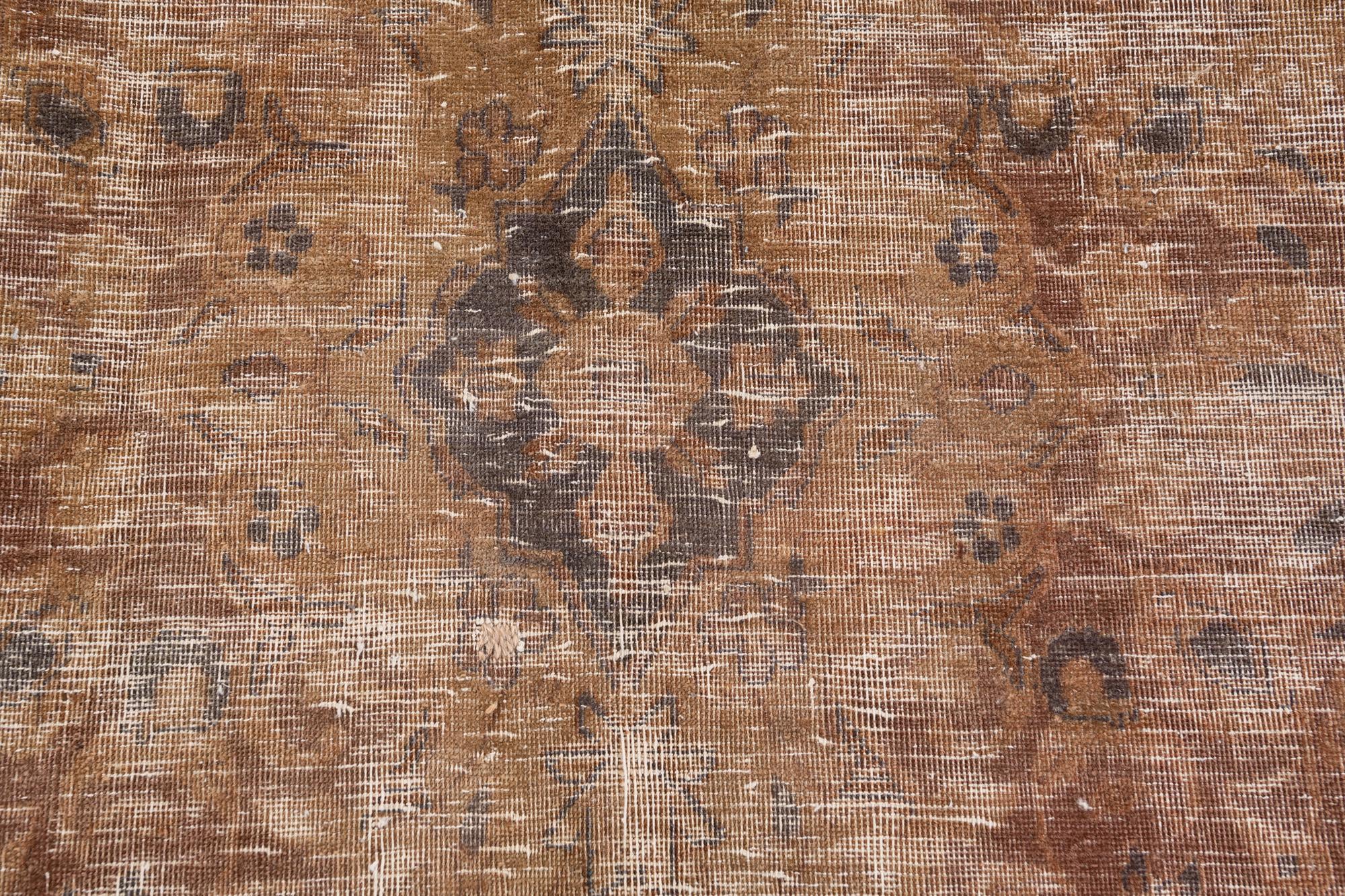 7' x 10' 4 Hand Knotted Ultra Vintage Persian Wool Rug