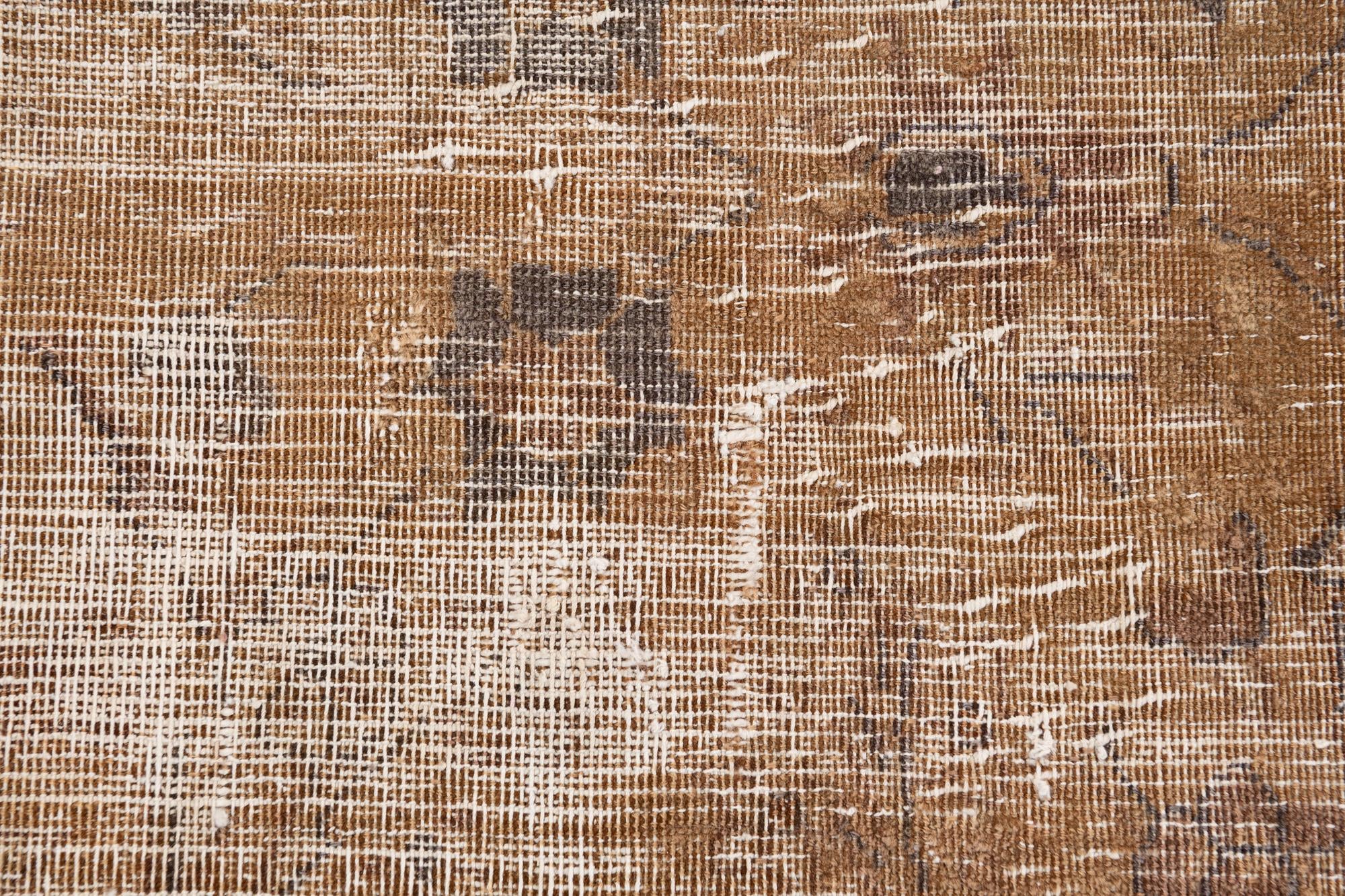 7' x 10' 4 Hand Knotted Ultra Vintage Persian Wool Rug