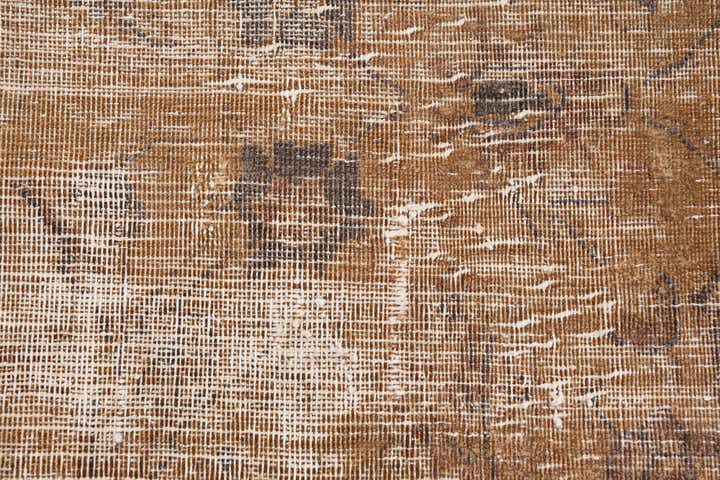 7' x 10' 4 Hand Knotted Ultra Vintage Persian Wool Rug