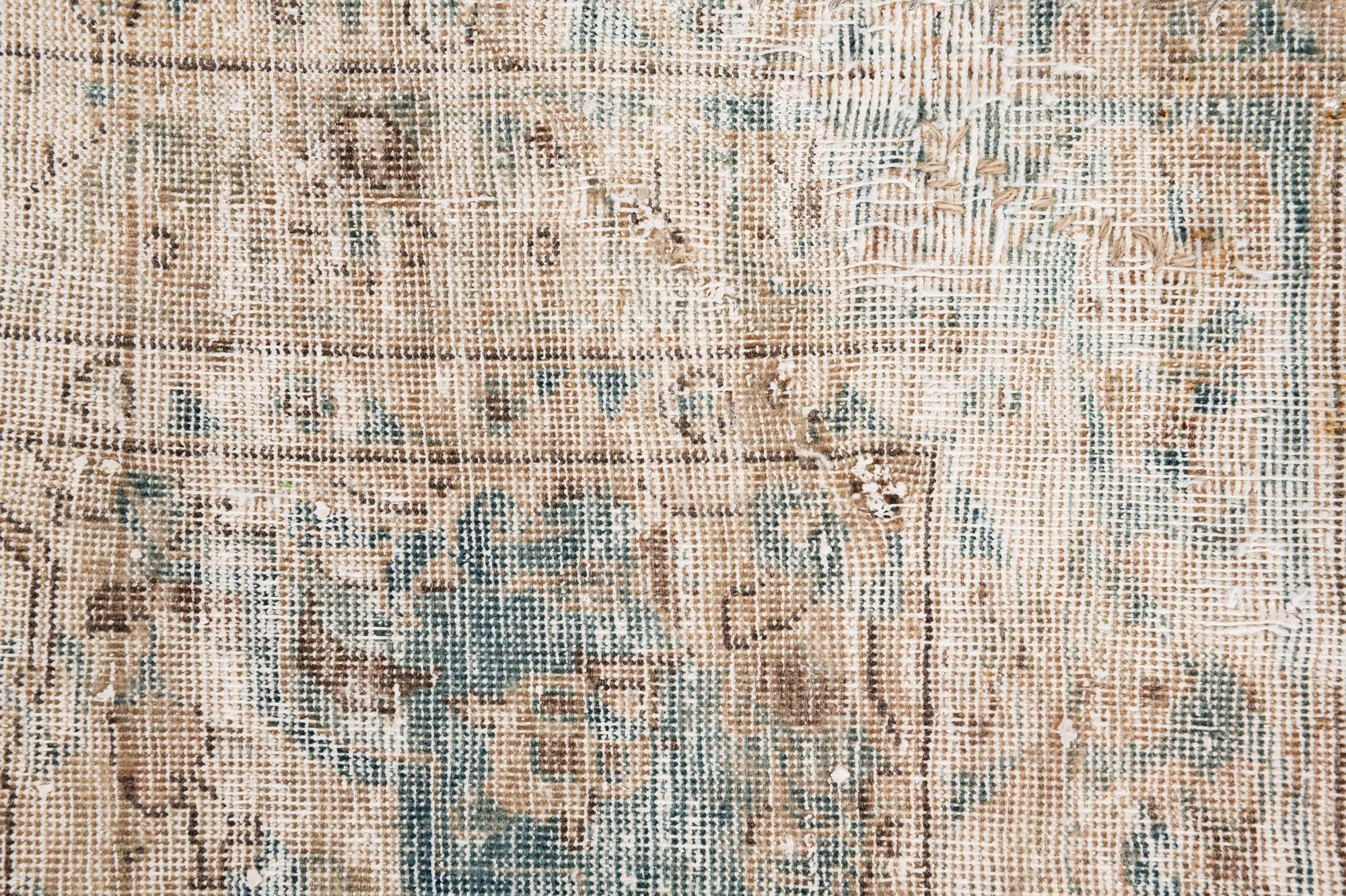 7' 1 x 10' 4 Hand Knotted Ultra Vintage Persian Wool Rug