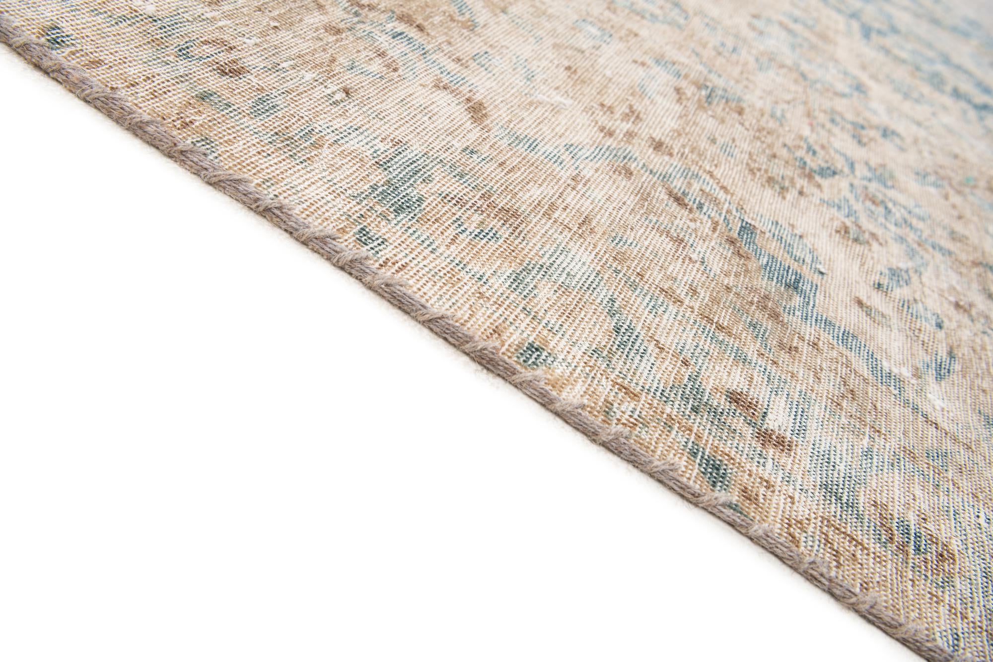 7' 1 x 10' 4 Hand Knotted Ultra Vintage Persian Wool Rug