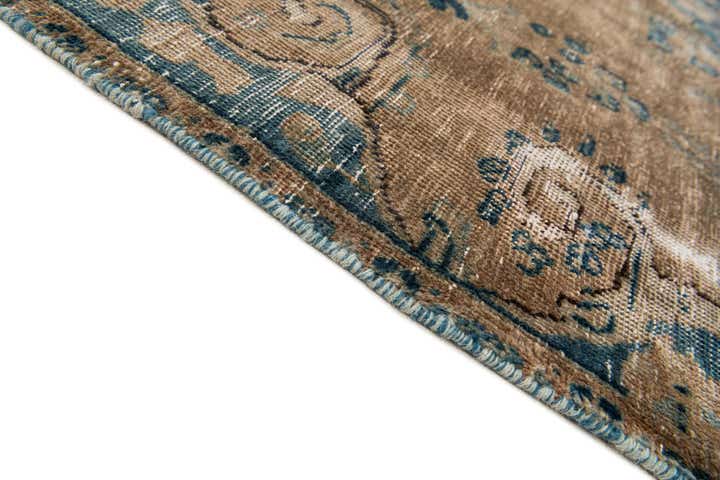 6' 1 x 9' 2 Hand Knotted Ultra Vintage Persian Wool Rug