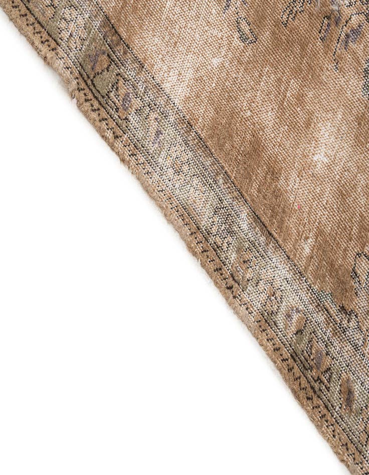 Detail image of 6' 7 x 10'  Hand Knotted Ultra Vintage Persian Wool Rug