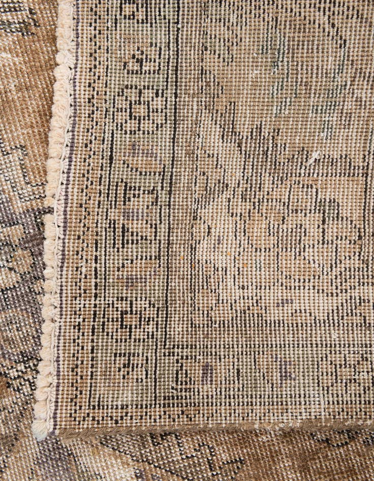 Detail image of 6' 7 x 10'  Hand Knotted Ultra Vintage Persian Wool Rug