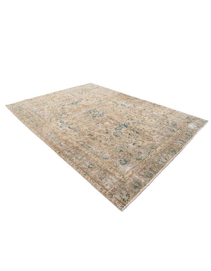 6' x 8' 7 Hand Knotted Ultra Vintage Wool Rug