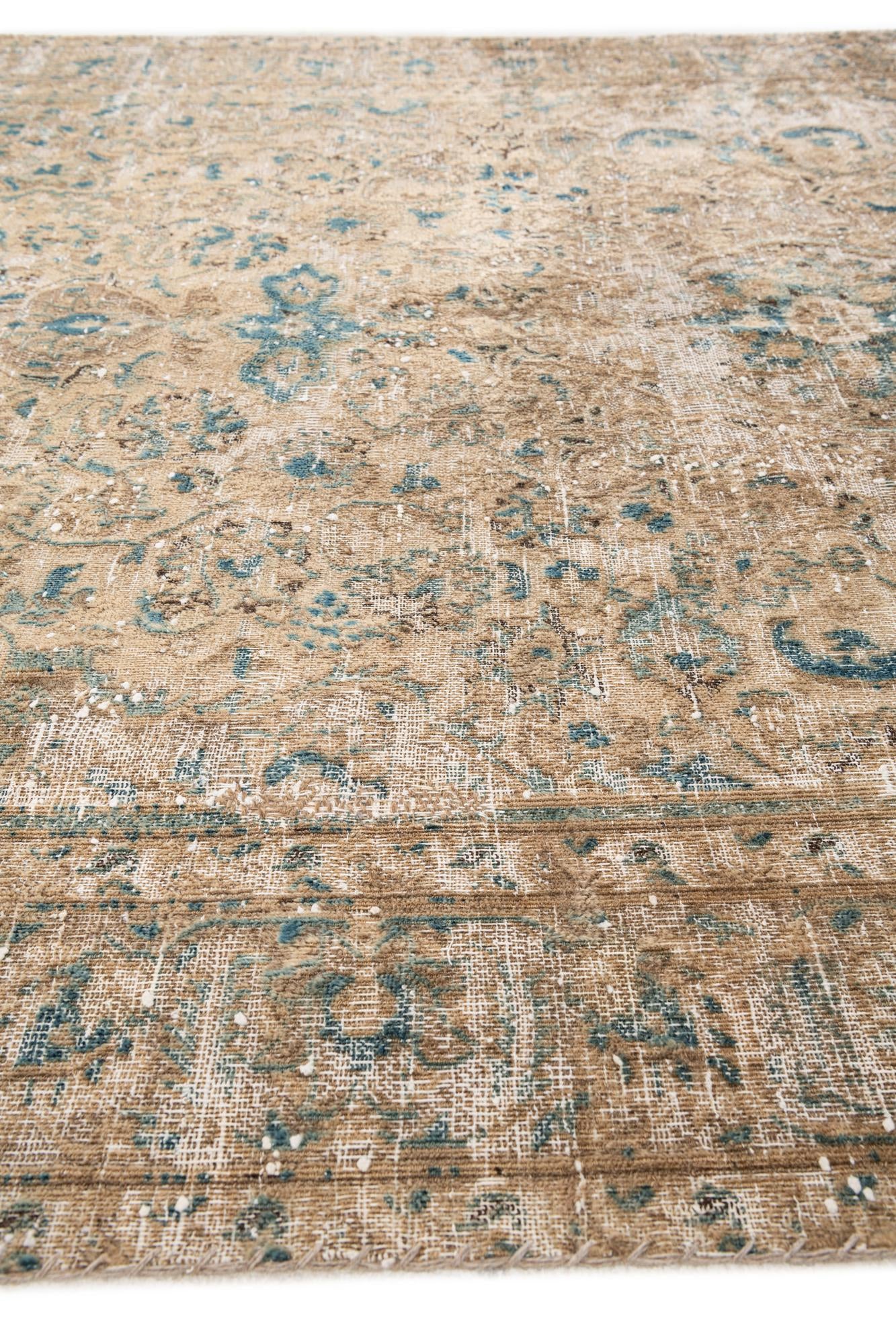6' x 8' 7 Hand Knotted Ultra Vintage Wool Rug